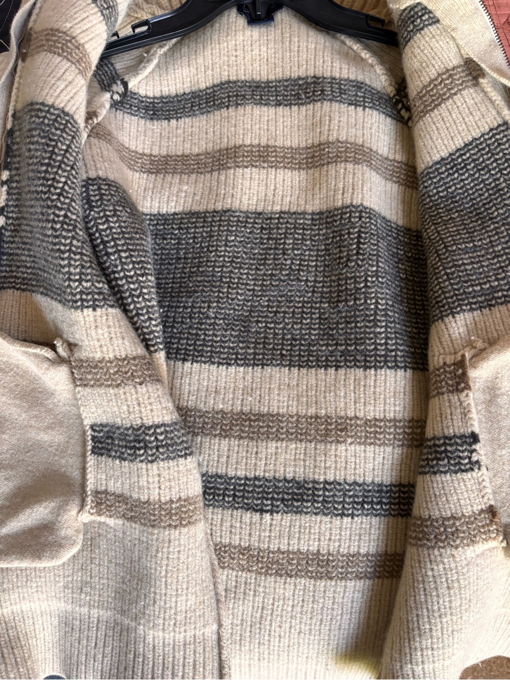 Pendleton Westerly cowl yneck Zip-Up Knit wool Sweater. Big Lebowski sweater. - Picture 7 of 14
